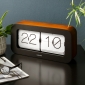 Table Clock Flip Karlsson Matiz Bamboo