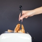 Toaster Tongs Magnetic Meow Black