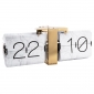 Table Clock Flip Karlsson No Case Marble White