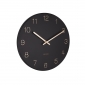 Wall Clock Karlsson Charm Engraved Numbers Black 30cm