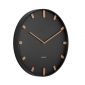 Wall Clock Karlsson Grace Black