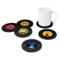 Coaster Set Vinyl Rock