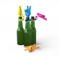 Bottle Stopper Peace Hand x4