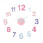 Wall Clock Karlsson Sticker DIY Chica Multicolor