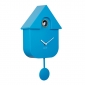 Wall Clock Karlsson Cuckoo Modern Bright Blue