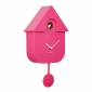 Wall Clock Karlsson Cuckoo Modern Bright Pink