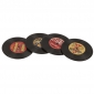 Μαγνητάκια Ψυγείου Retro Vinyl x4