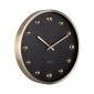 Wall Clock Karlsson Shiny Dots Black