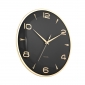 Wall Clock Karlsson Sienna Glow Black