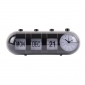 Alarm Clock Karlsson Flip Retro Tube Calendar Black