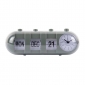Alarm Clock Karlsson Flip Retro Tube Calendar Green