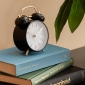 Alarm Clock Karlsson Pearl Glow Black