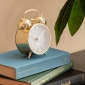 Alarm Clock Karlsson Pearl Glow Gold Plated